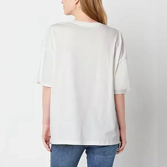 NWT Bob Dylan Oversized T-shirt Women’s Sz Med  Band Tee Folk Music Icon Comfy - Picture 3 of 6